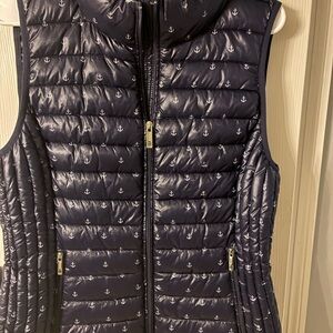 Tommy Hilfiger Dark Blue Anchor Puffer Vest